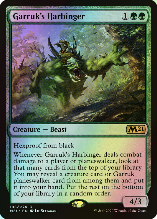 Garruk's Harbinger (M21) #185 [EN/F]