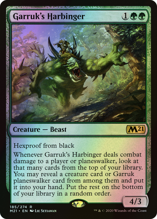 Garruk's Harbinger (M21) #185 [EN/F]