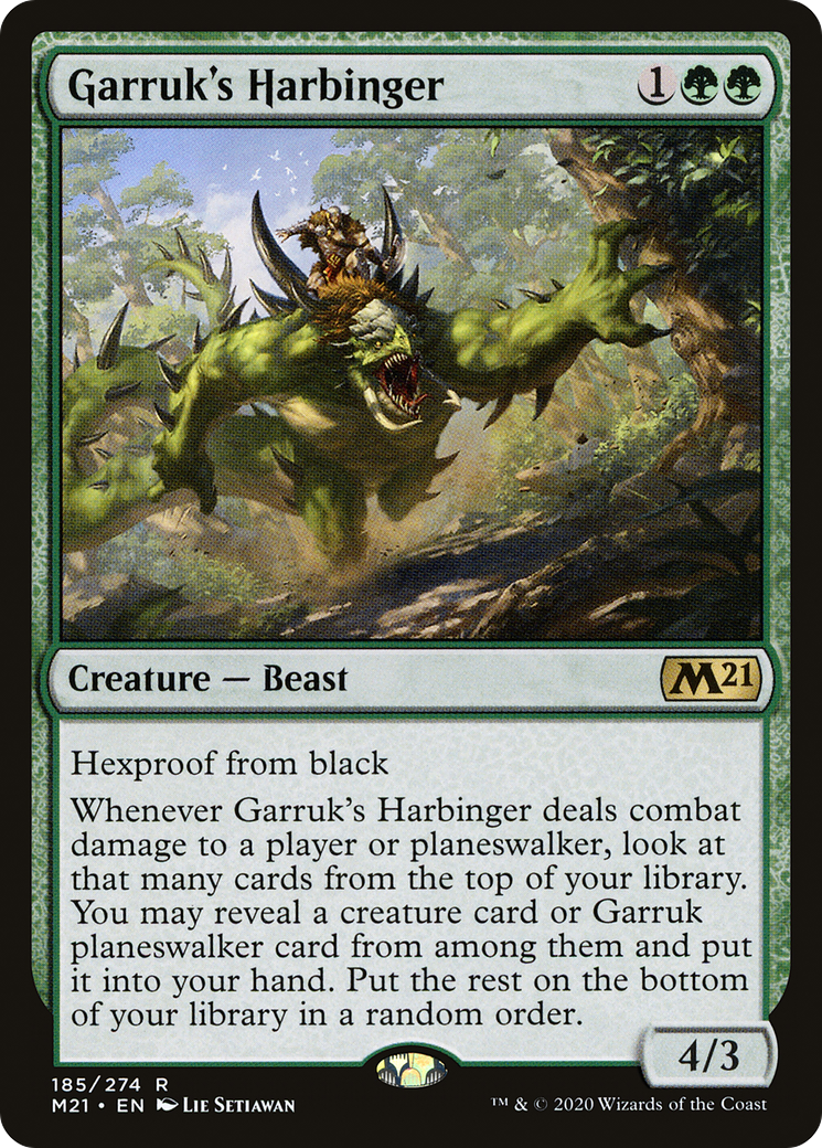 Garruk's Harbinger (M21) #185 [EN/N]