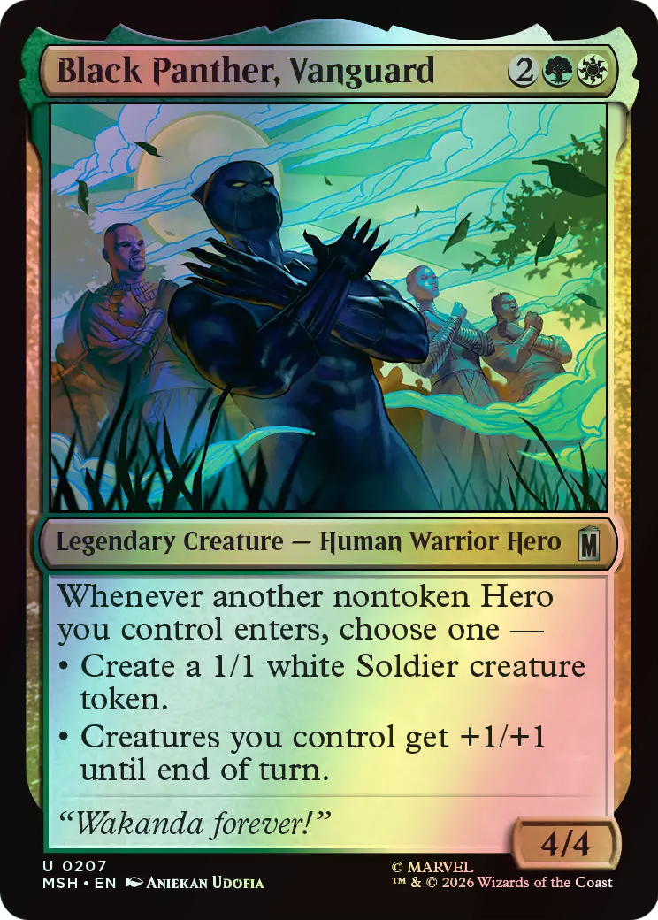 Black Panther, Vanguard (MSH) #207 [EN/F] s/o