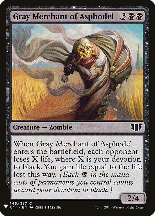 Gray Merchant of Asphodel (PLST) #C14-146 [EN/N] s/o