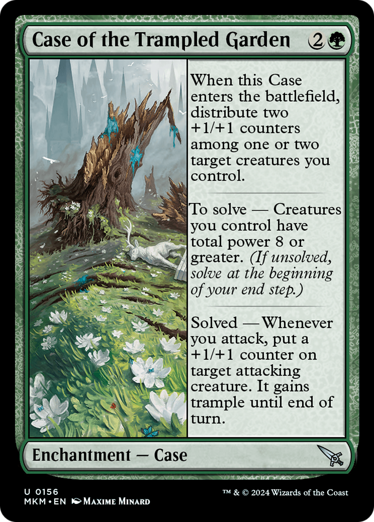 Case of the Trampled Garden (MKM) #156 [EN/N] s/o