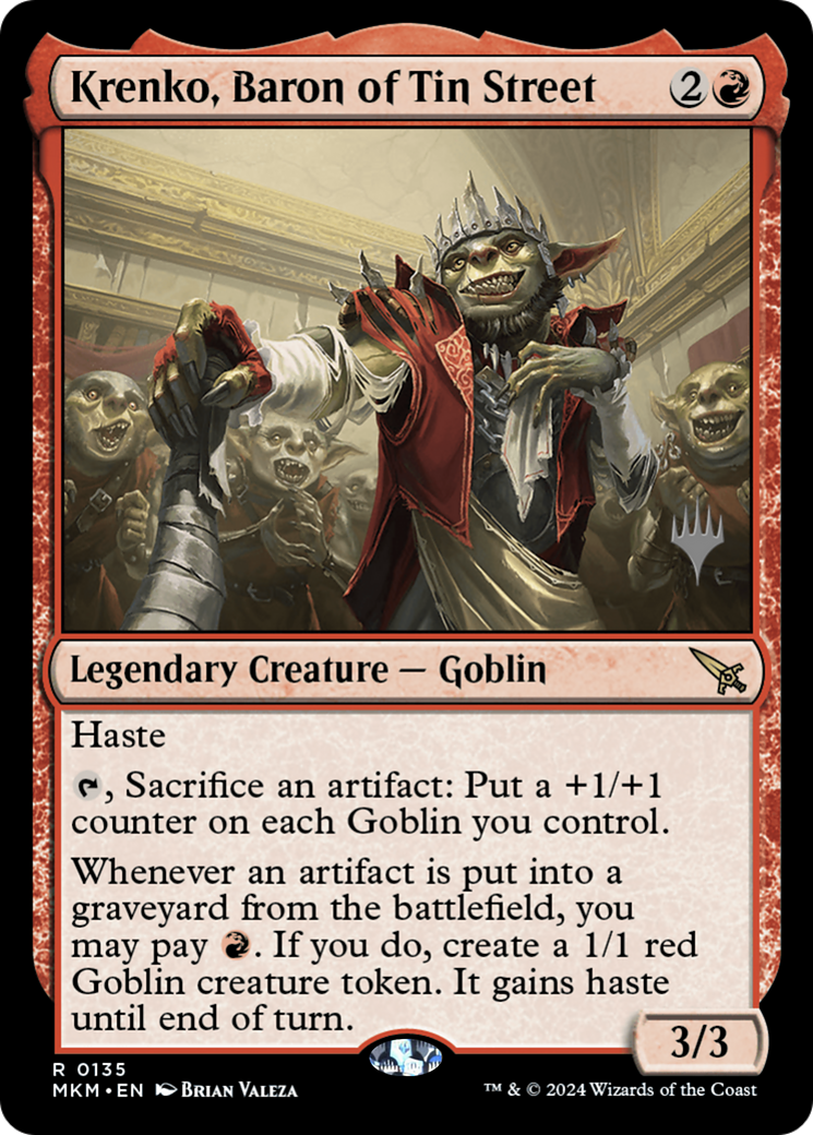 Krenko, Baron of Tin Street (PMKM) #135p [EN/N] s/o