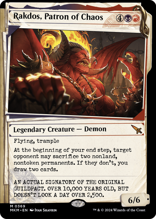 Rakdos, Patron of Chaos (MKM) #369 [EN/N]