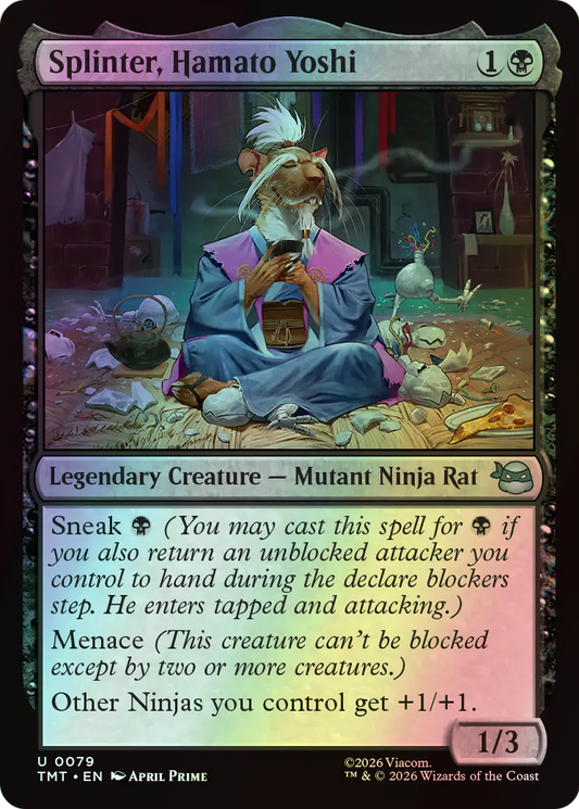 Splinter, Hamato Yoshi (TMT) #79 [EN/F] s/o