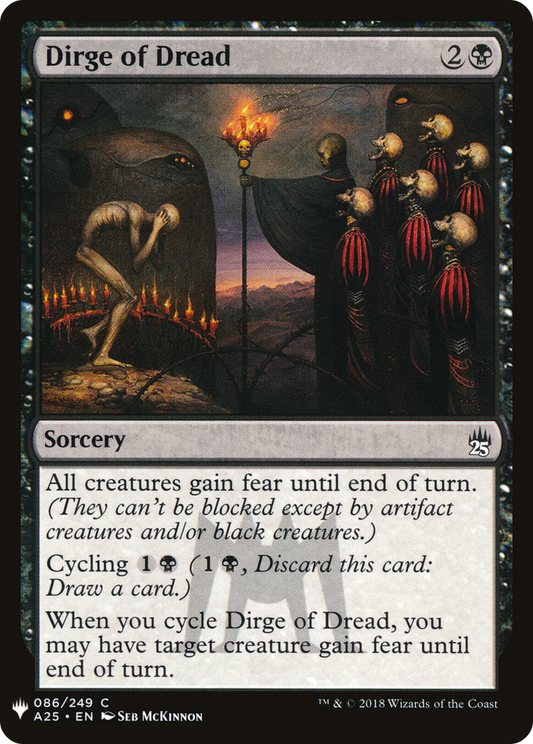 Dirge of Dread (PLST) #A25-86 [EN/N]