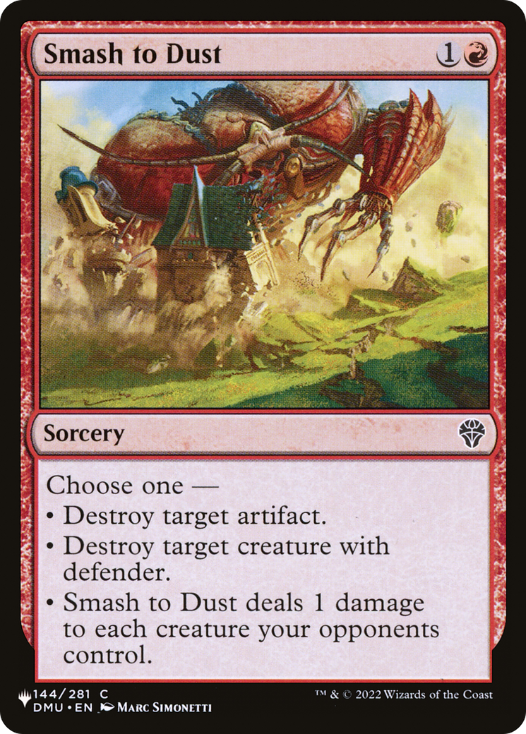 Smash to Dust (PLST) #DMU-144 [EN/N]