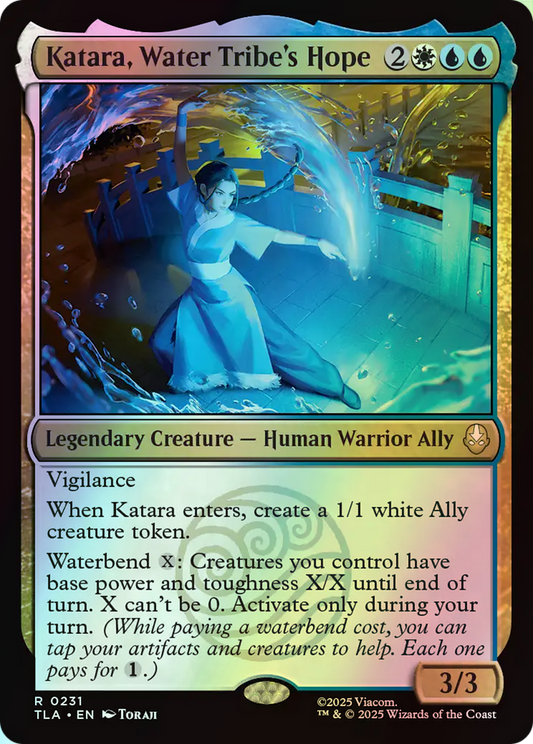 Katara, Water Tribe's Hope (TLA) #231 [EN/F] s/o