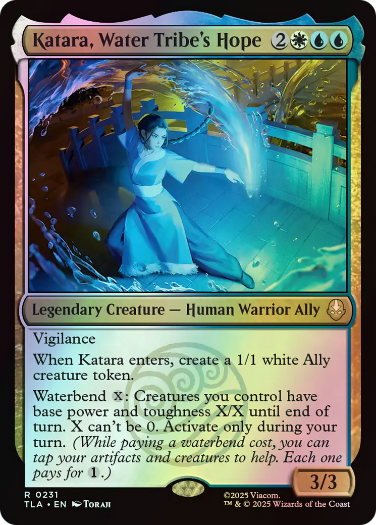 Katara, Water Tribe's Hope (TLA) #231 [EN/F] s/o