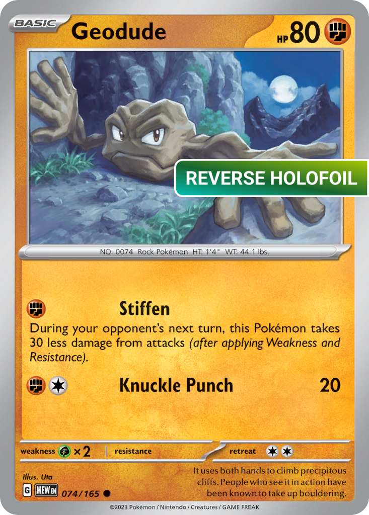 Geodude (MEW) #74 [EN/R] s/o