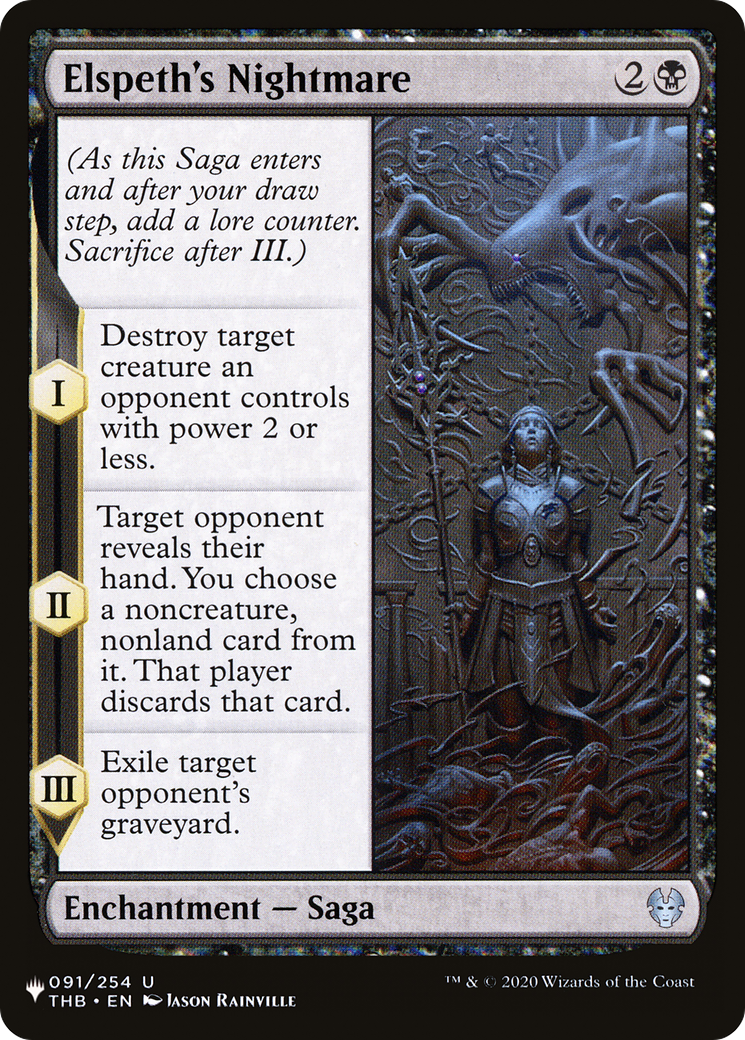 Elspeth's Nightmare (PLST) #THB-91 [EN/N] s/o
