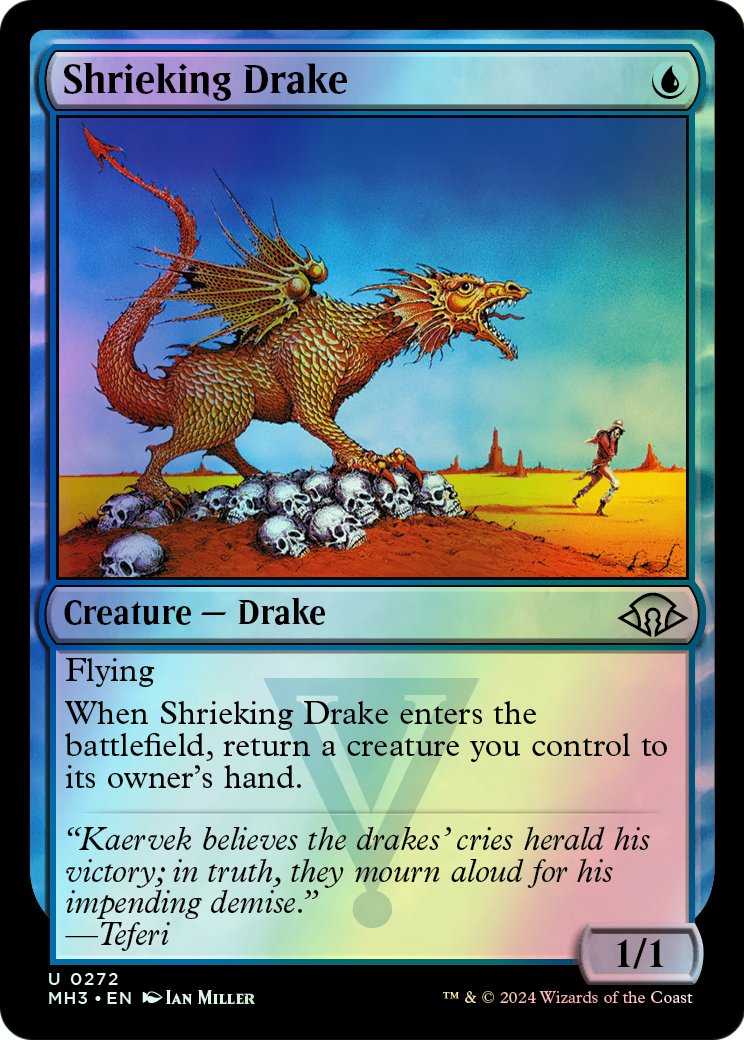 Shrieking Drake (MH3) #272 [EN/F] s/o