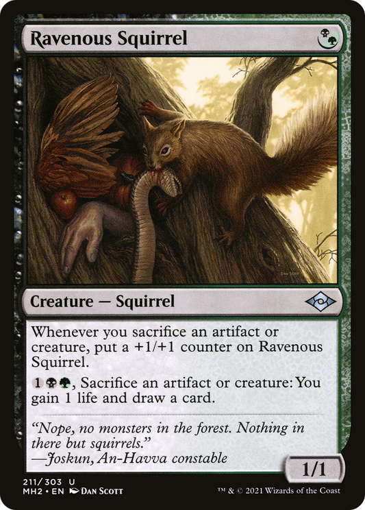 Ravenous Squirrel (MH2) #211 [EN/N]