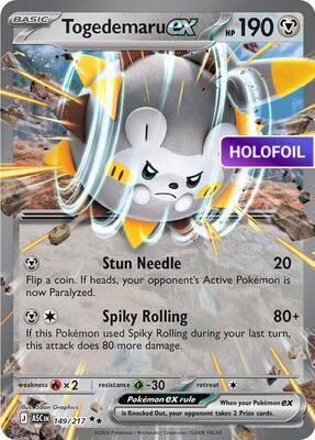 Togedemaru ex (ASC) #149 [EN/H] s/o