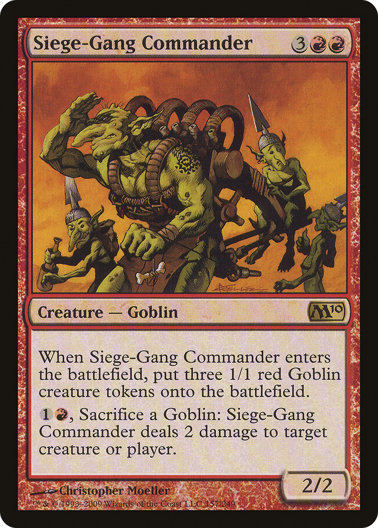 Siege-Gang Commander (M10) #157 [EN/N]