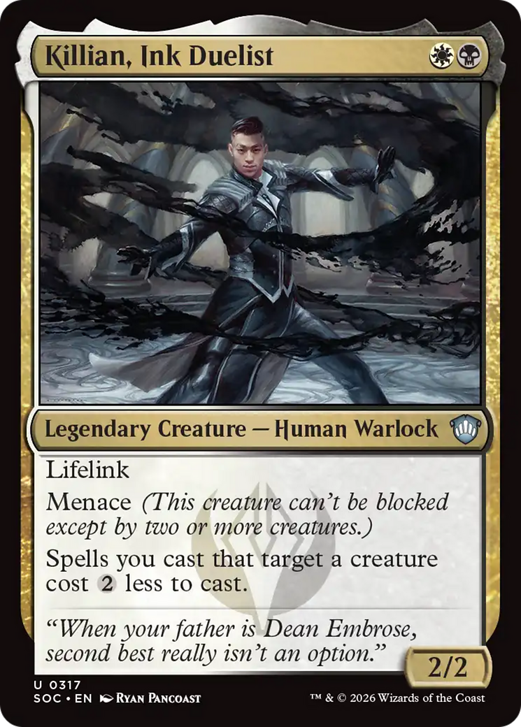 Killian, Ink Duelist (SOC) #317 [EN/N]