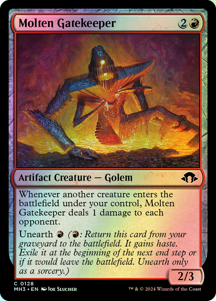 Molten Gatekeeper (MH3) #128 [EN/F]