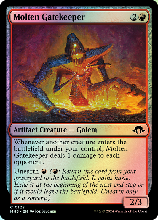 Molten Gatekeeper (MH3) #128 [EN/F]