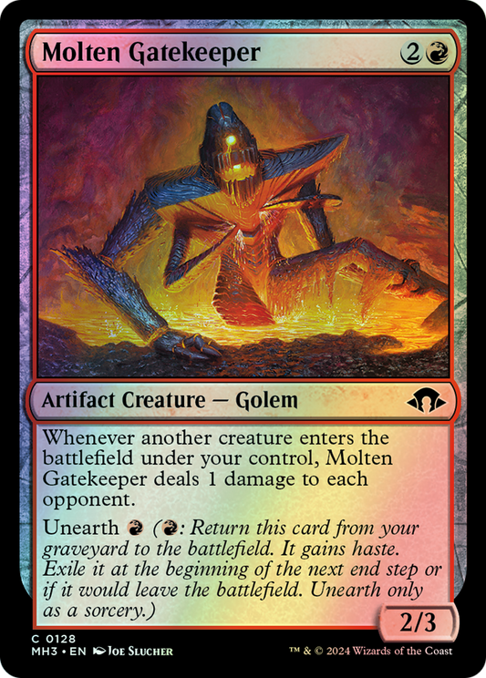 Molten Gatekeeper (MH3) #128 [EN/F]