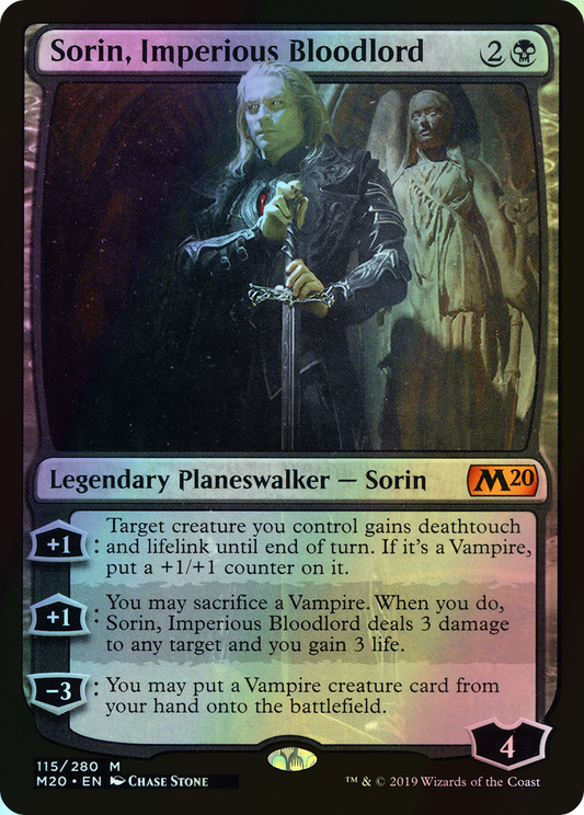 Sorin, Imperious Bloodlord (M20) #115 [EN/F] s/o