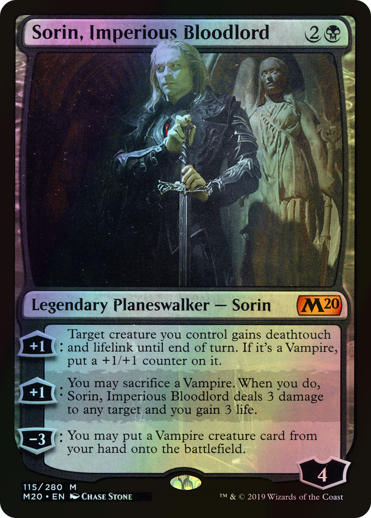 Sorin, Imperious Bloodlord (M20) #115 [EN/F] s/o