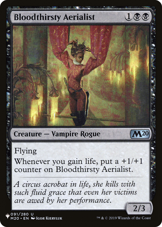 Bloodthirsty Aerialist (PLST) #M20-91 [EN/N]