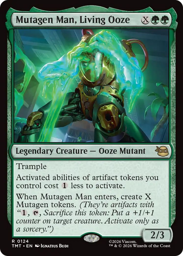 Mutagen Man, Living Ooze (TMT) #124 [EN/N] s/o