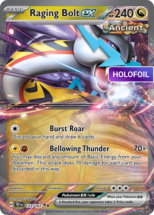 Raging Bolt ex (TEF) #123 [EN/H] s/o