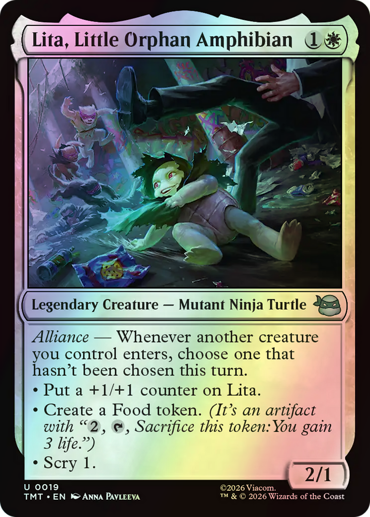 Lita, Little Orphan Amphibian (TMT) #19 [EN/F]
