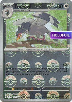 Tranquill (Poke Ball Pattern) (BLK) #072_V3 [EN/H]