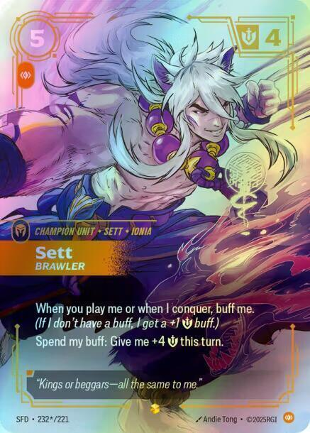 Sett - Brawler (Signature) (SFD) #232* [EN/F] s/o