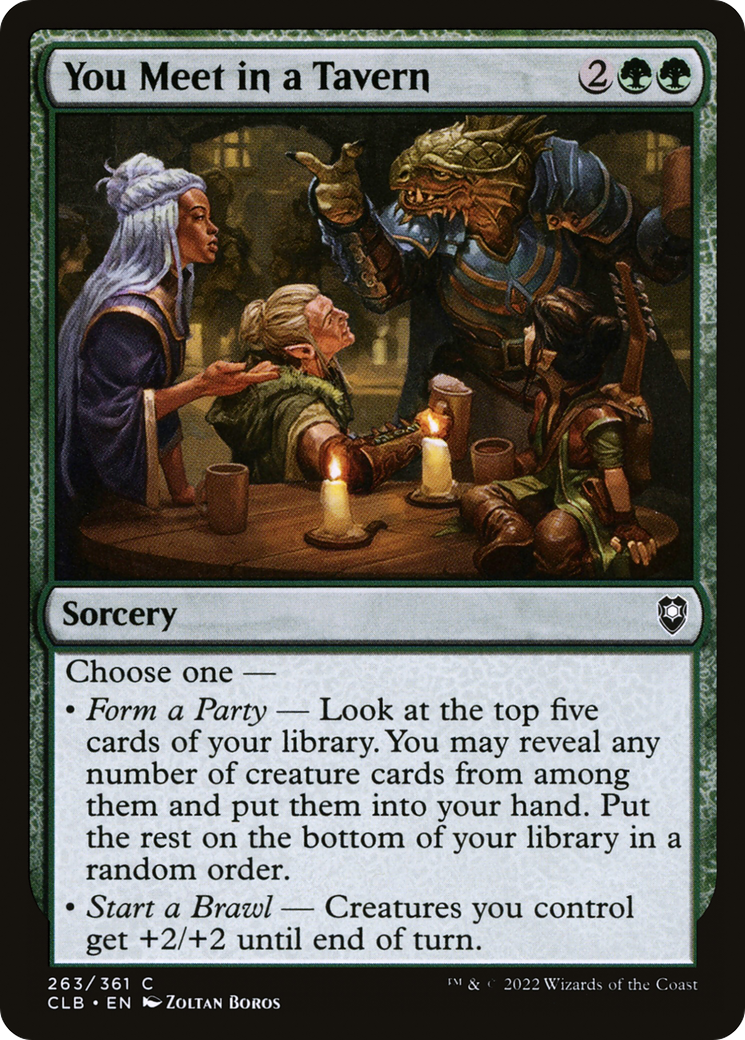 You Meet in a Tavern (CLB) #263 [EN/N]
