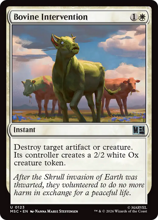 Bovine Intervention (MSC) #123 [EN/N]