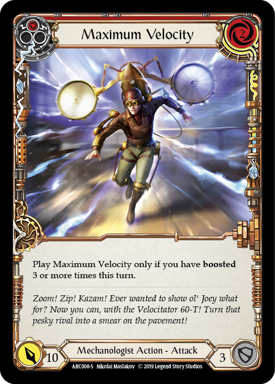 Maximum Velocity - Red (ARC) #F-ARC008 [EN/N]