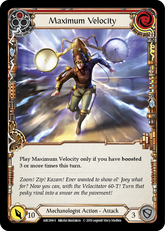 Maximum Velocity - Red (ARC) #F-ARC008 [EN/N]