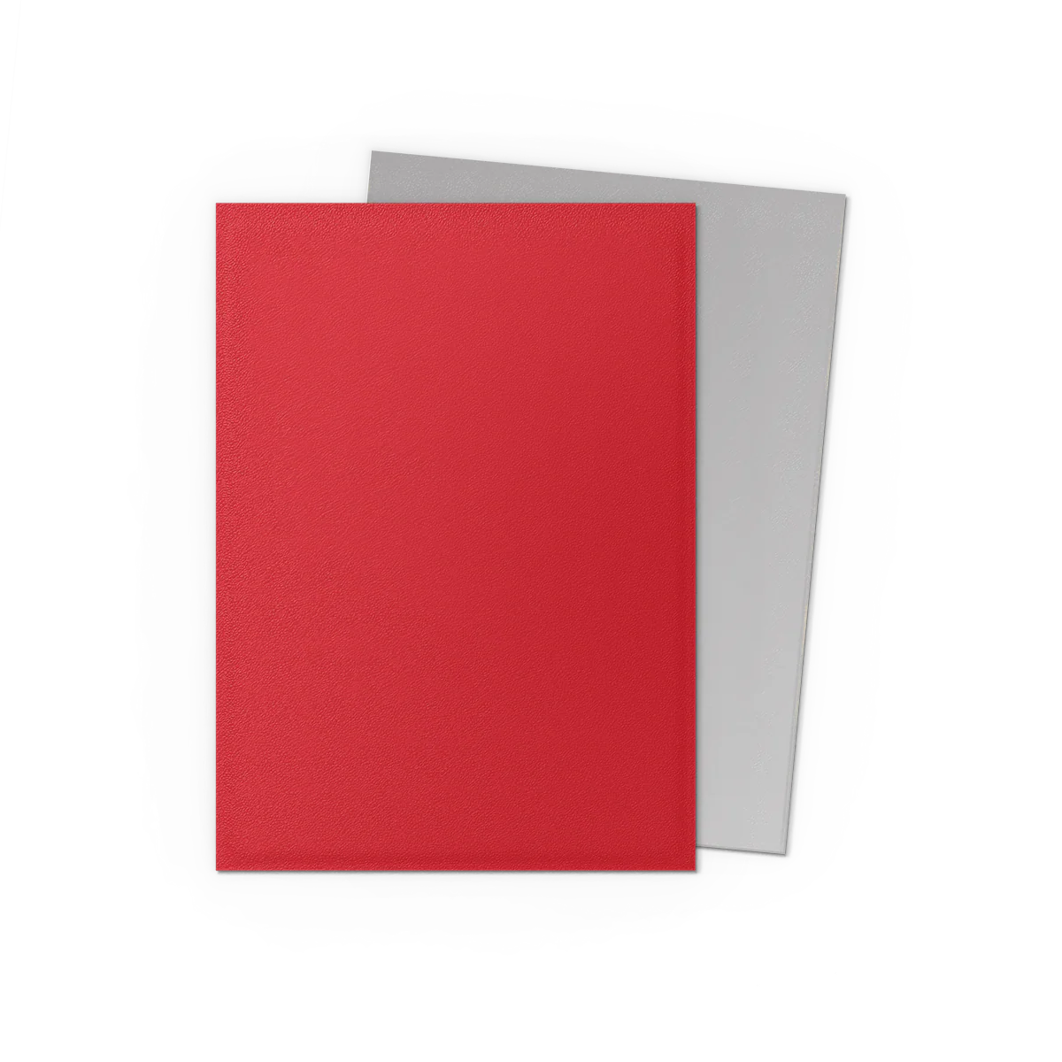Dragon Shield Dual Matte Standard Sleeves - Crimson and Silver