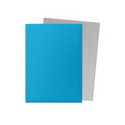 Dragon Shield Dual Matte Standard Sleeves - Sky Blue and Silver