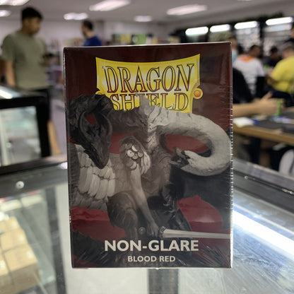 Dragon Shield Sleeves – Matte NonGlare Blood Red (100-Pack)