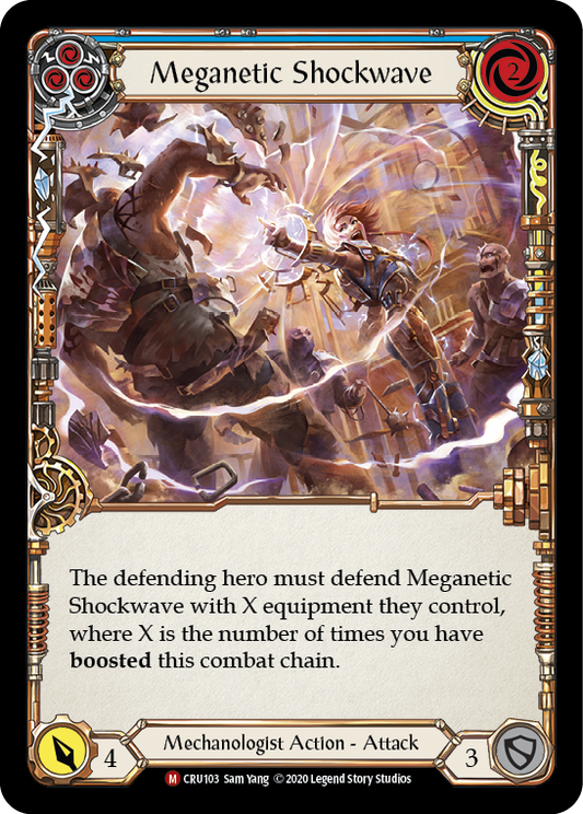 Meganetic Shockwave - Blue (CRU) #F-CRU103 [EN/N]