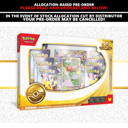 [PRE-ORDER] Pokemon TCG: 30th Celebration - Ditto Premium Collection [SUBJECT TO ALLOCATION]