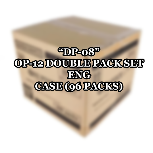 [PRE-ORDER] One Piece TCG "Double Pack Set (DP-08)" OP-12 - English - Case (96 Packs)