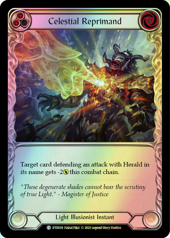 Celestial Reprimand - Yellow (DTD) #DTD039 [EN/F]