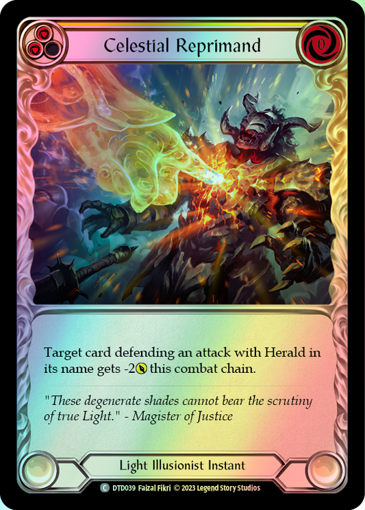 Celestial Reprimand - Yellow (DTD) #DTD039 [EN/F]