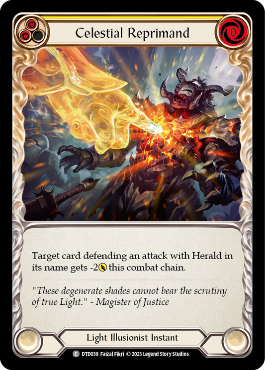 Celestial Reprimand - Yellow (DTD) #DTD039 [EN/N]