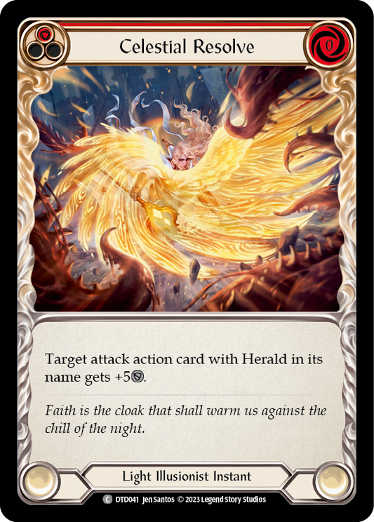 Celestial Resolve - Red (DTD) #DTD041 [EN/N]