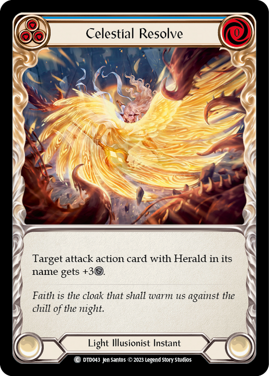 Celestial Resolve - Blue (DTD) #DTD043 [EN/N]
