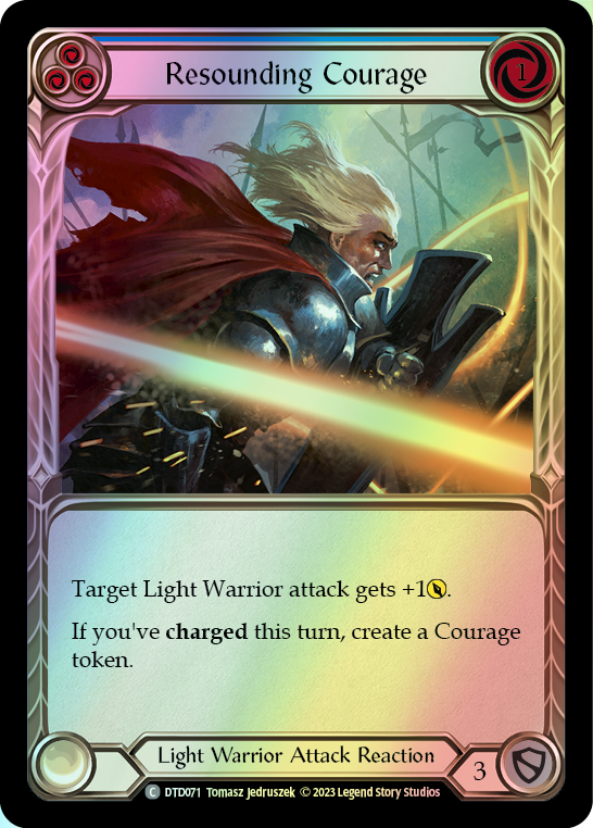 Resounding Courage - Blue (DTD) #DTD071 [EN/F]