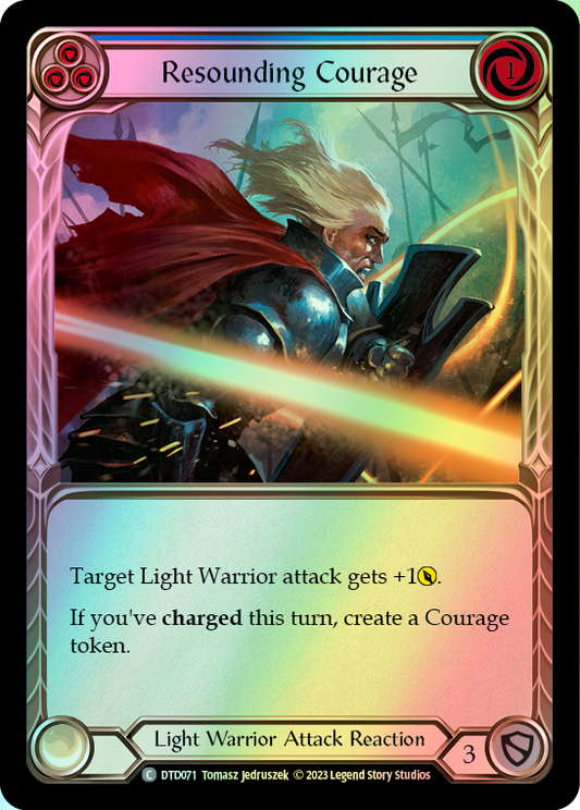 Resounding Courage - Blue (DTD) #DTD071 [EN/F]