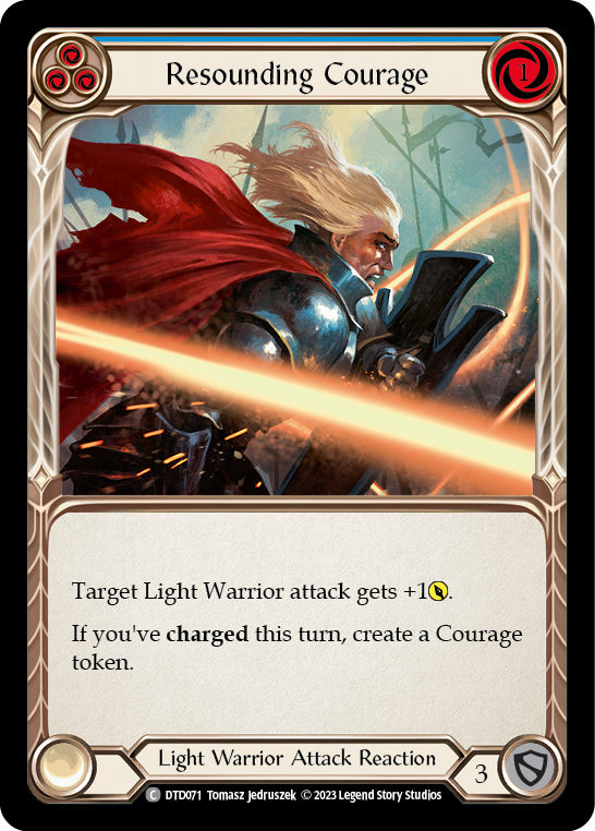 Resounding Courage - Blue (DTD) #DTD071 [EN/N]