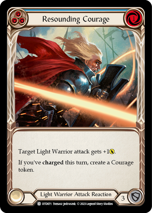 Resounding Courage - Blue (DTD) #DTD071 [EN/N]